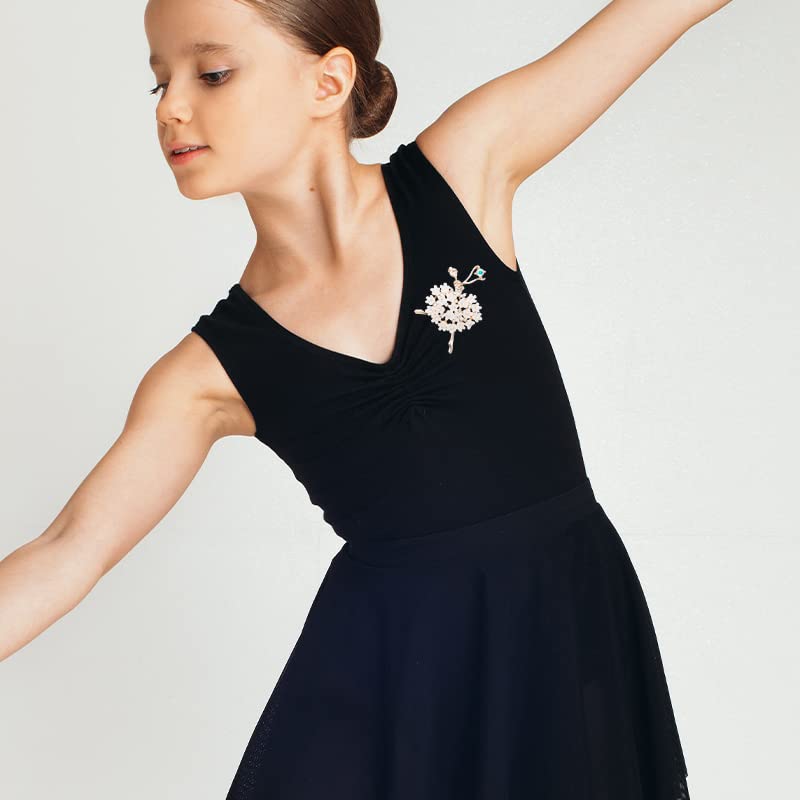 Rhinestone Ballerina Brooch Pin Ballet Gifts for Girls Dancing Brooch Dress Lapel Flower Pins Ballet Brooches for Women Birthday Christmas Gift2