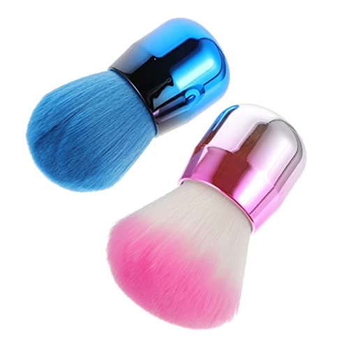 Healeved Mushroom Blush Makeup Brush Loose Powder Beauty Brush Makeup Accessory Small and Portable