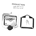 Toolbox Lock 2pcs Shaped for Hanging Keys with Black Trailer T-Handle Steel Door Stainless Paddle Car Tool Camp Accessories Cabinet T and Truck Handle - Keyed Trucks Box(Silver Black,12.4X12.1CM)
