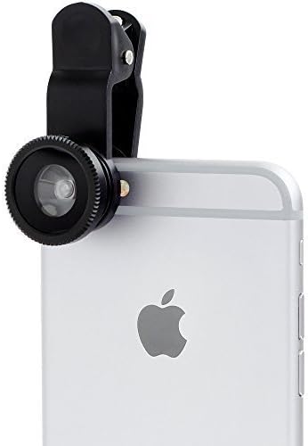 Blue Key World iPhone Camera Lens Kit Universal - Fisheye Wide Angle Macro from Blue Key World - Fits iPhone, iPad, iPad Mini, Samsung, HTC, Others - Enhance Your Mobile Photography