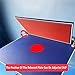 YLQFGUVWK Table Tennis Return Board 6 Pieces Rubber Ball Returner Table Top Standing Table Tennis Return Board Indoor Training Equipment Easy to Install