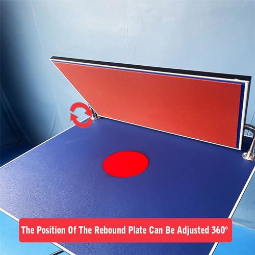 Pingpong-Tisch, Tischtennis-Returnboard, 6-teilig, Gummiball-Returner, Tischplatte, stehendes Tischtennis-Returnboard, Indoor-Trainingsgerät – Bild 5