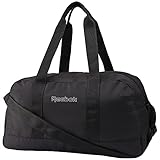 Bolsillo lateral. Reebok Womens Essentials Grip Bolsa de Deporte, Mujeres, Negro (Negro), Talla Única