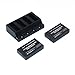 Anbee 3.7v 700mAh LiPo Battery 2pcs + Multi Charger Plate Combo for Parrot Minidrones Swing/Mambo/Airborne Cargo/Airborne Night/Hydrofoil/Jumping Race/Jumping Night Drone