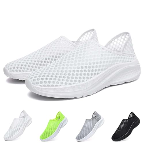 Men's Breathable Knit Sneakers Slip On Casual Shoes for Walking Running Yoga Gym Beach Comfortable Lightweight3