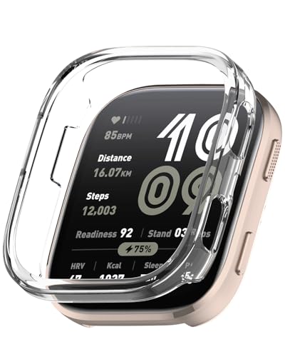 For Amazfit Bip 6 �p �P�[�X �J�o�[ �\�t�g PC�� �v���e�N�^�[�J�o�[ YAJOJO ���� �Ռ��z�� �S�ʕی� �����ȒP ���ϋv �����ȒP �t�C�����Ȃ��y�N���A�z