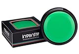 Inventiv 30 Second Custom Recordable Talking Button, Record & Playback Your Own Message, Quality...