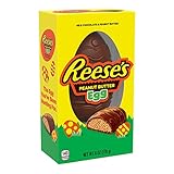 REESE'S Milk Chocolate and Peanut Butter Egg, Easter Candy, 6 oz Gift Boxes (6 Count)