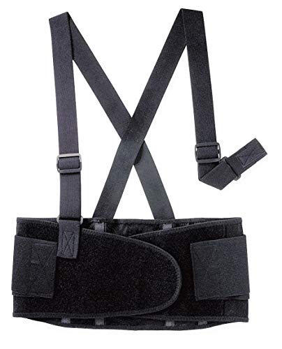 Back Support, Elastic, S, Black