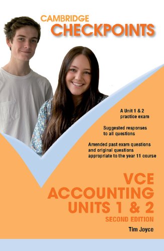Cambridge Checkpoints VCE Accounting Units 1&2: Joyce, Tim ...