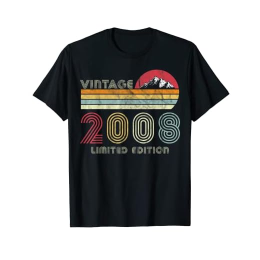 Regalos de 14 Años Vintage 2008 Edición Limitada 14 Cumpleaños Camiseta