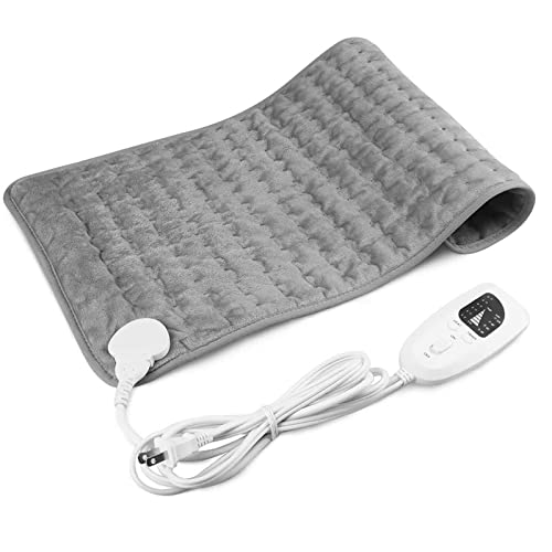 Almofada de aquecimento de fisioterapia de 60x30cm, cobertor de aquecimento elétrico com 6 configura