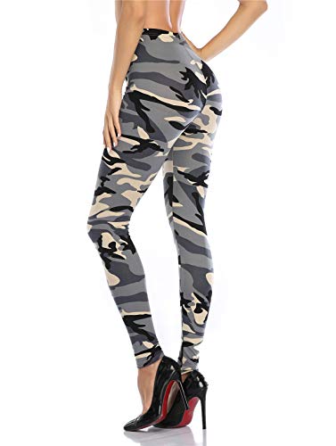 VOGUEMAX Womens Ankle Length Leggings Buttery Soft High Waisted Stretch Basic Solid Full Length Leggings Pants - Image 7