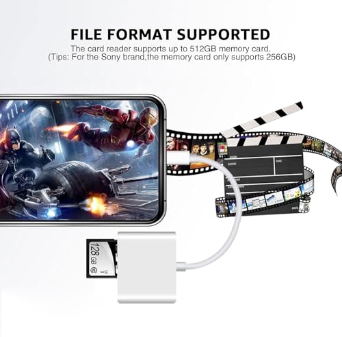 BnmxTek USB C SD Card Adapter, Type C Trail Camera Micro SD Card Reader - Image 2