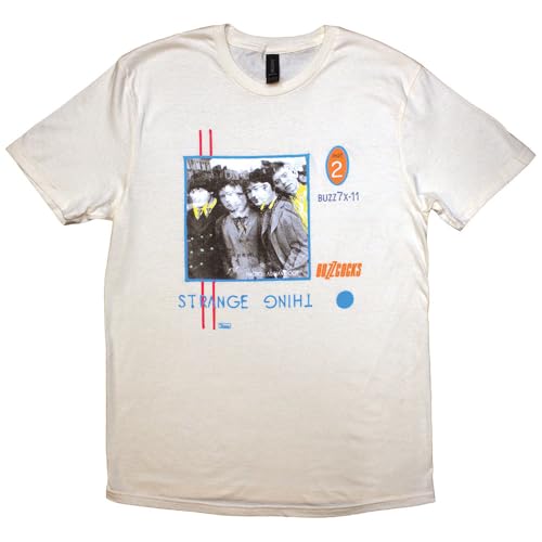 Buzzcocks Strange Thing T-shirt Rock Off idéal pour les concerts et festivals punk