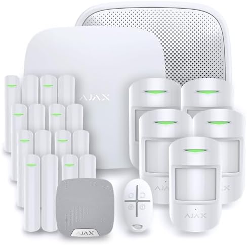 AJAX KIT-6W Alarma para el hogar, Blanco