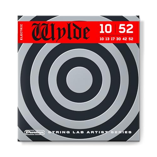 Jim Dunlop Zakk Wylde - Cuerdas para guitarra eléctrica de laboratorio 10-52