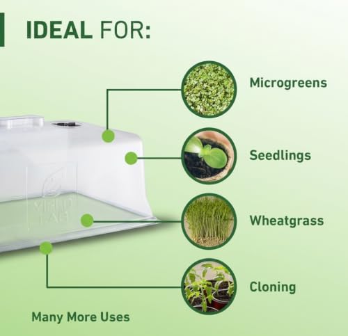 Image of 7 Inch Clone Dome - 5 Pack Humidity Vented Domes - Plant Growing
