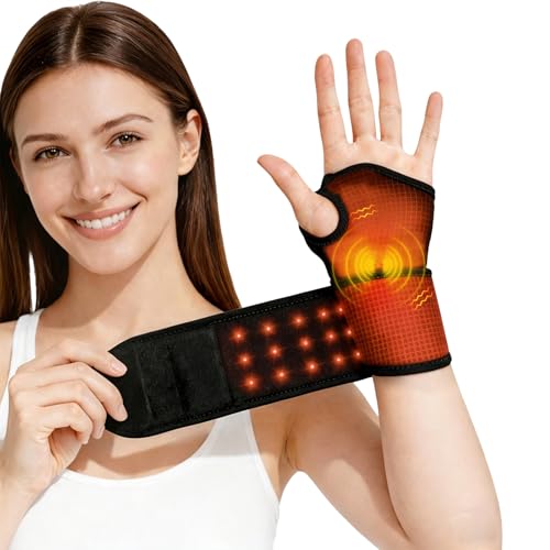 Red Light Therapy for Wrist, Carpal Tunnel Support Device with