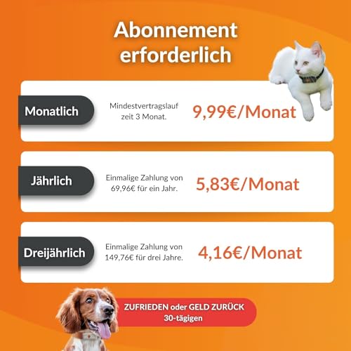 GPS Tracker für Katzen Weenect XS – Mini GPS-Ortungssystem