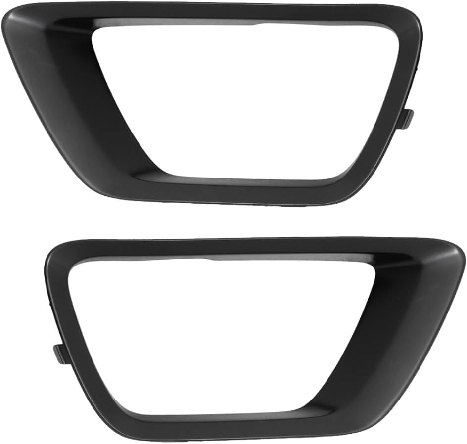 KarParts360 For Chevy Colorado 2015 16 17 18 19 2020 Fog Light Trim Driver Side | Front | w/Appearance Package | Base/LT/WT/Z71 Model | Textured Black | Replacement For GM1038273 | 84219416