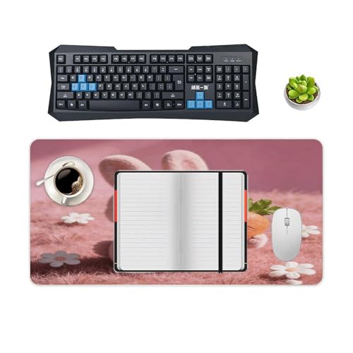 Pad de escritorio impermeable Bubblegum Pink 30x60 cm miniatura 4