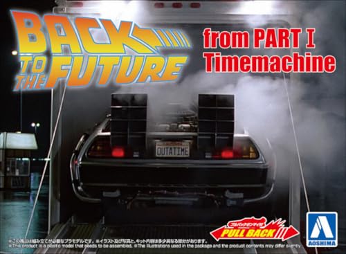 Back to The Future Part I: Time Machine 1:43 Scale Pullback Model Kit