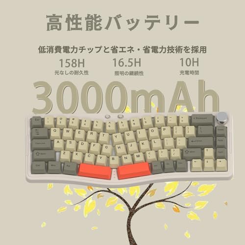 ATTACK SHARK AKS068proゲーミングキーボード の商品画像 8