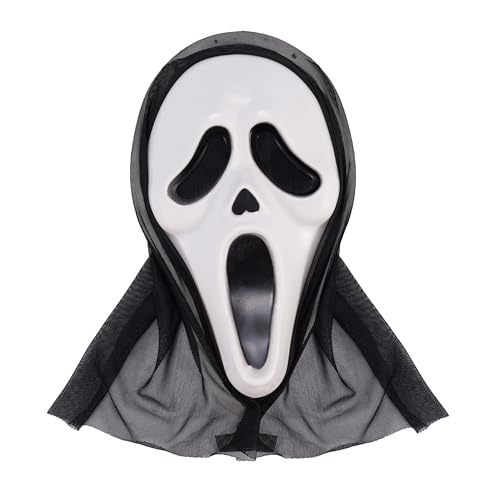 Scream - Máscara de fantasia para homem e mulher como disfarce de Halloween