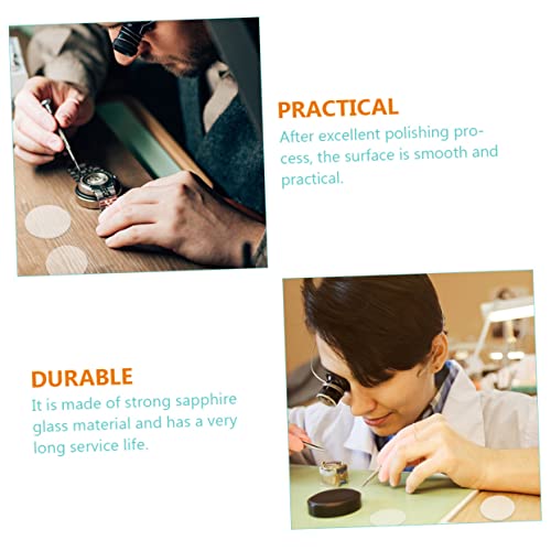 Transparent Sapphire Wristwatch Lens Replacement Thick Flat Watch Repair Part for Easy Installation and Safe Handling4