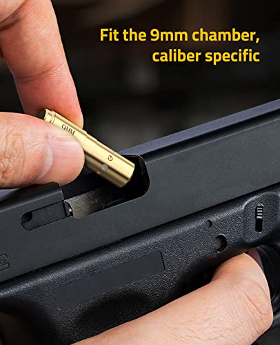 Image of CVLIFE Bore Sight Laser 223 5.56mm /9mm /.243.308 /12Gauge /7.62x39mm /.45acp Red Laser Bore Sighter with Batteries
