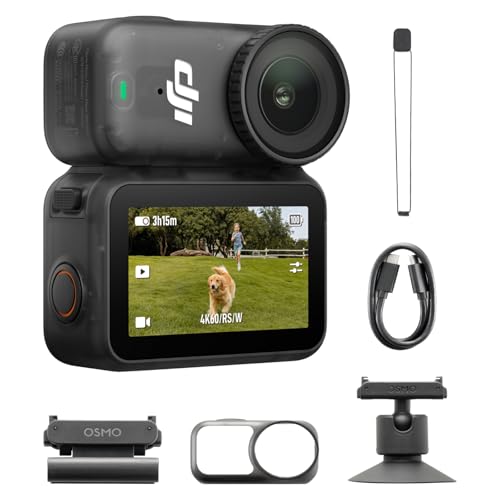 DJI Osmo Nano Standard Combo  - Small 4K/60fps Vlogging Camera with a 1/1.3″ Sensor, 143° Wide FOV Video, 200-Min Record - Detailed View