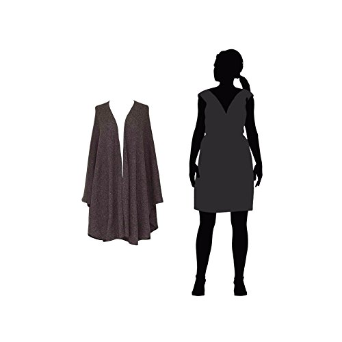 Novica Handmade Dark Brown Alpaca Wool Blend Wrap 'Brown Tweed' #TOP2