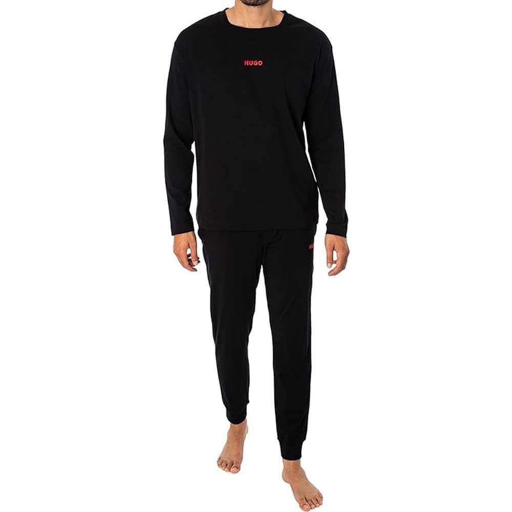 HUGO Linked LS-Shirt Pyjama Longleeve Hombre