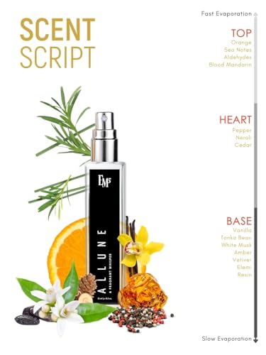Image of EM5 Allune Perfume for Men | Citrus Aromatic Vanilla Fragrance | Eau De Parfum Spray | Luxury Gift for Men | 15 ml