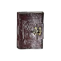 Algopix Similar Product 4 - Leather Celtic Tree of Life Book of