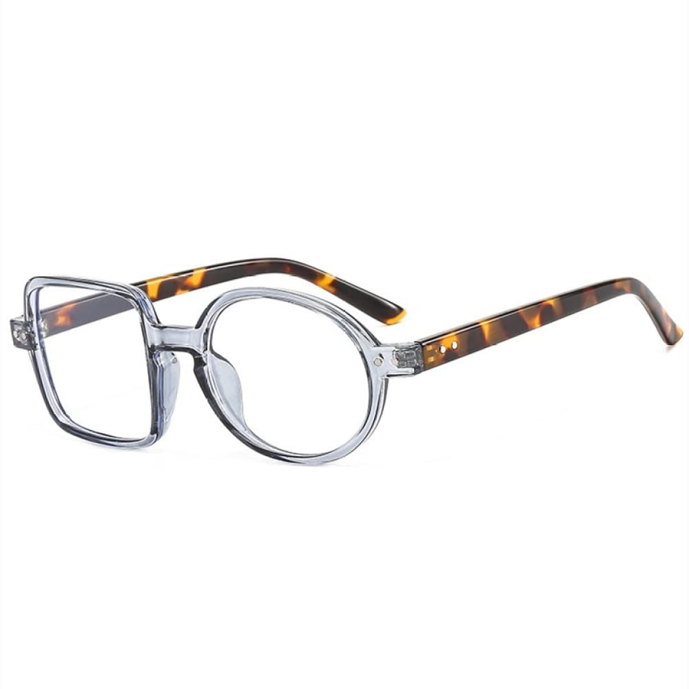 Amazon | [HCHES] ラウンド メガネ フレーム女性男性クリア レンズ