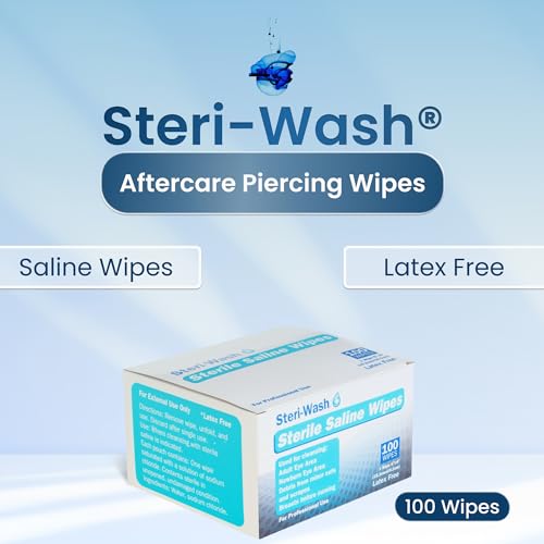 STERI - WASH Lenços Perfurantes Steri-Wash Aftercare 100 Contagens