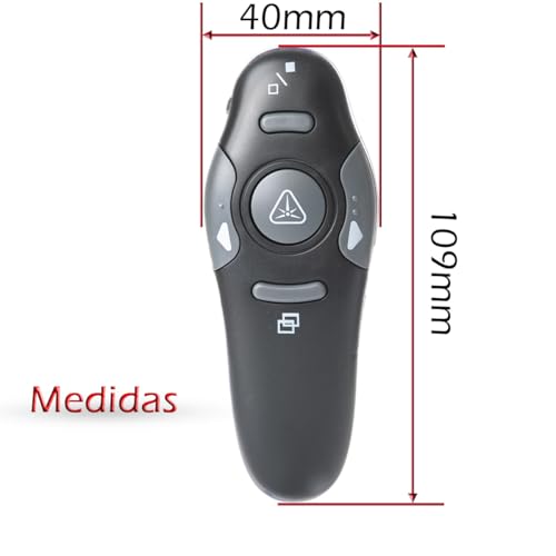 Apresentador Slides Caneta Passador Laser Power Point Controle Multimídia Palestra Congresso Aula Si