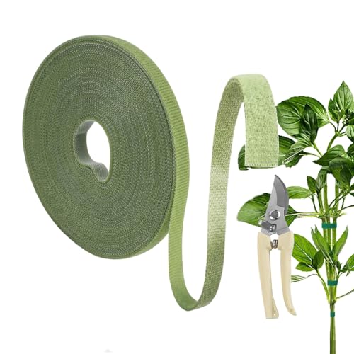 Lunpog 10m Pflanzenbinder Klett, 2,5cm Kabelbinder...