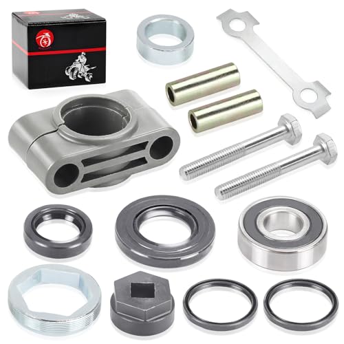 Image of Steering Stem Bushing Bolt Bearing Seal Holder Nut & Removal Tool Kit For YAMAHA Banshee Big Bear Bruin Grizzly Kodiak Warrior Raptor Wolverine 350 400 450 600 660 700 YFZ450 YFB250 Timberwolf 250
