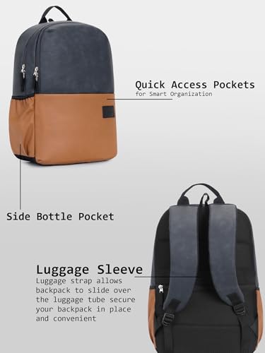 Image of Wesley Vintage Milestone Travel Laptop Backpack with 15.6 inch Laptop Compartment business /Office /School /college /Travel /Gifting Backpack for men and women