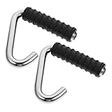 POPETPOP 2 Piezas Mango De Gancho Estante Resistencia De Bandas De Ejercicio Manijas De Entrenamiento Manos Gimnasio En Casa Apretones Equipo Gimnasia Agarre Polea Mango De Goma