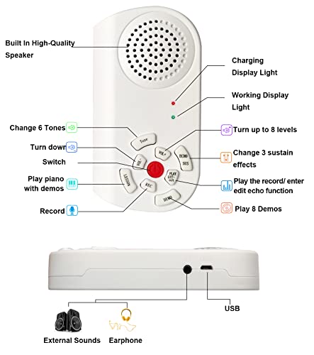 49 Keys Roll Up Piano For Kids Beginner Upgraded Portable Piano Keyboard Mat With Sticker Build-In Speaker Rainbow Color #TOP2