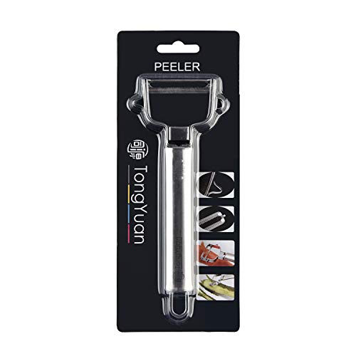 Fruits And Vegetables Peelers -Y Shape Swivel Potato Peeler-Stainless Steel Multifunctional Ultra Sharp Serrated Peeler-Great For Potatoes,Carrot,Apples,Tough-Skinned Fruits And Vegetables #TOP5
