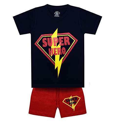 Image of MIST N FOGG Boys Cotton Half Sleeve Tshirt & Shorts Set of 2
