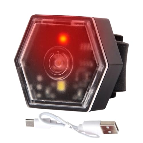 Luces LED para Correr,Luces De Antigolpes para Corredores - Lámpara Ligera para Bicicleta con Doble Modo Ajustable para Cascos Y Mochilas
