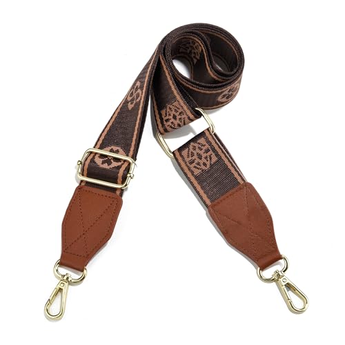 Image of LEMEDE Purse Strap Replacement Crossbody 1.5 inch Wide Shoulder Strap Adjustable Straps Handbag Strap Replacement Belts