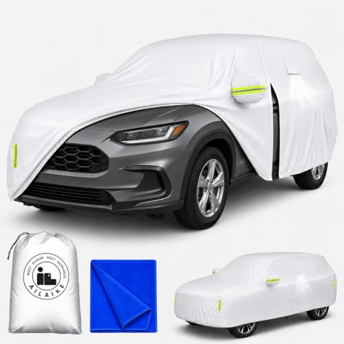 Image of Car Cover Waterproof All Weather Custom Fit for Honda HR-V. | All Weather Protection, Waterproof, Heavy Duty, Durable, UV Protection, Lightweight, Easy to install, Custom Fit