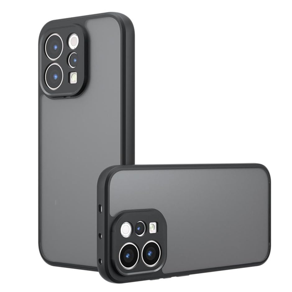 Image of Matte PC+TPU Phone Case for Realme P4 Power 5G, Black